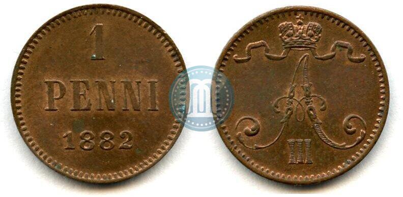Picture 1 penni 1882 year  