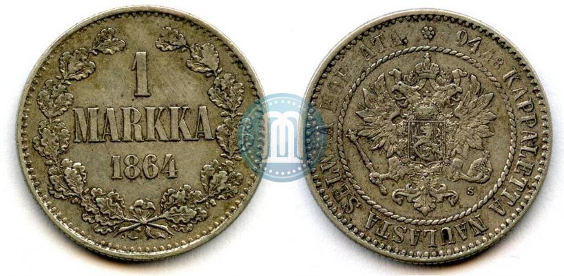 Фото 1 марка 1864 года S 