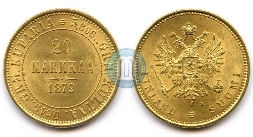 Picture 20 markkaa 1879 year S 
