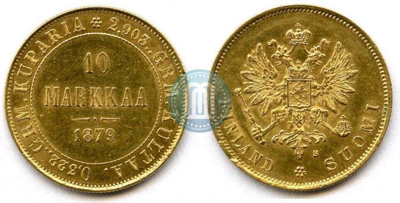 Picture 10 markkaa 1879 year S 