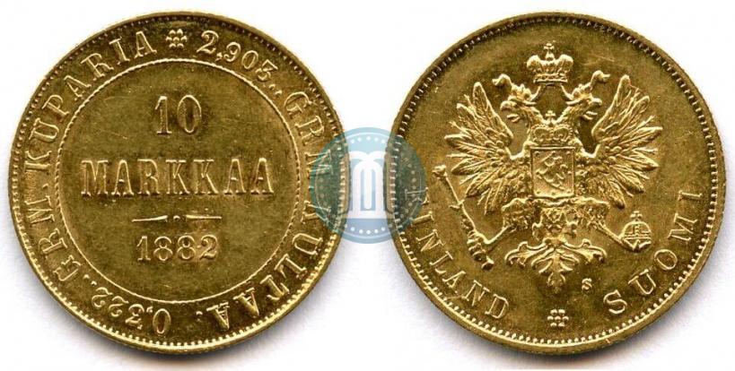 Picture 10 markkaa 1882 year S 