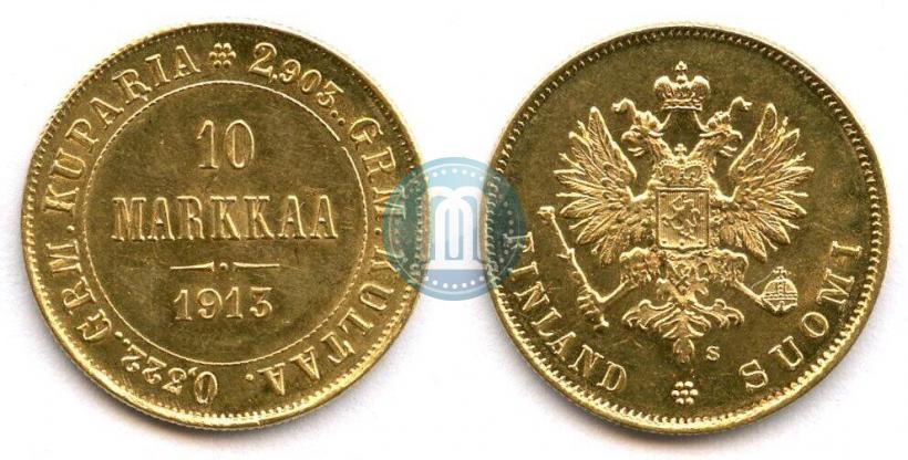 Picture 10 markkaa 1913 year S 