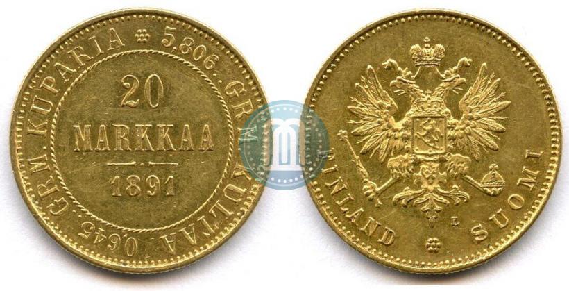 Фото 20 марок 1891 года L 