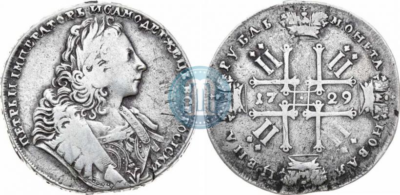 Picture 1 rouble 1729 year  "Type of 1729"