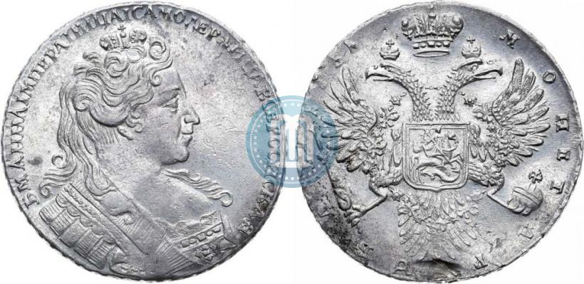Picture 1 rouble 1731 year  