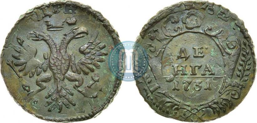 Фото Денга 1731 года  