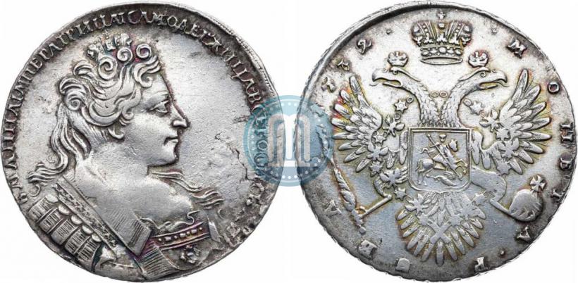 Picture 1 rouble 1732 year  