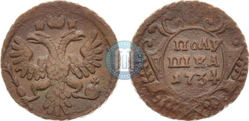 Picture Polushka 1734 year  