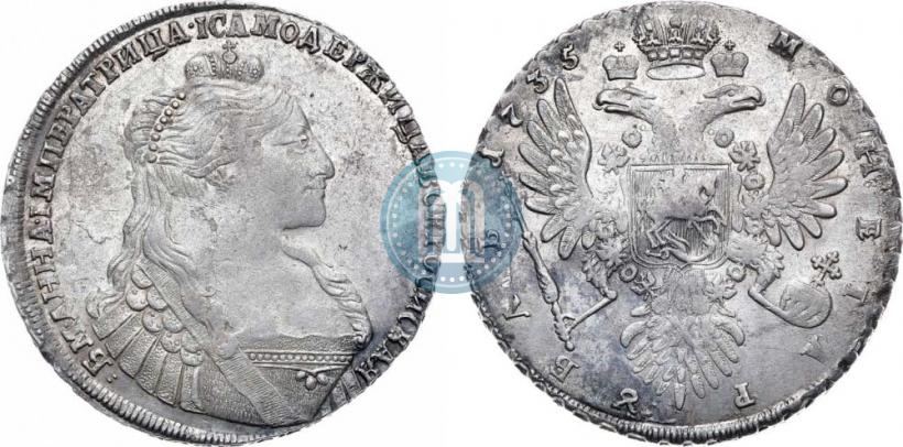 Picture 1 rouble 1735 year  