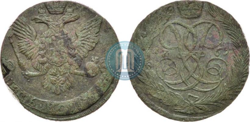 Picture 5 kopecks 1761 year  
