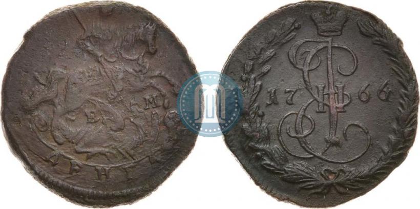 Фото Денга 1766 года ЕМ 