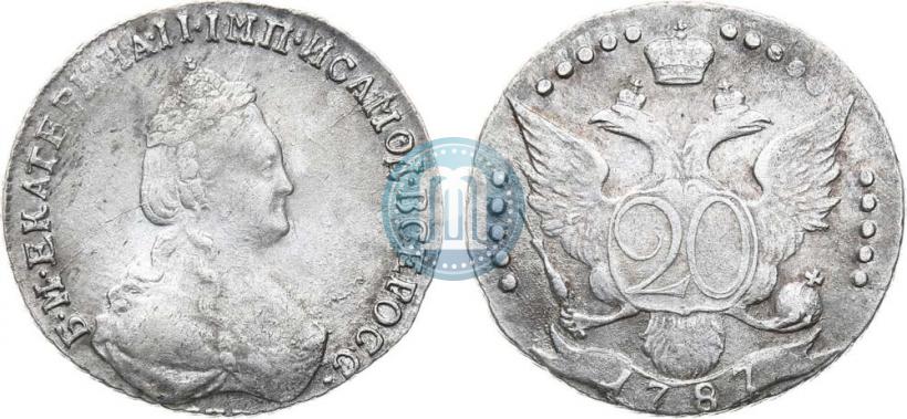 Фото 20 копеек 1787 года СПБ 