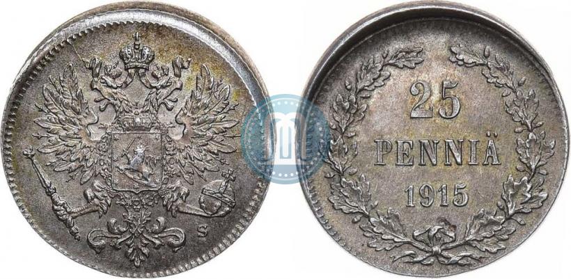 Фото 25 пенни 1915 года S 