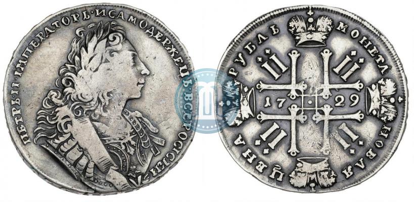 Picture 1 rouble 1729 year  "Type of 1729"
