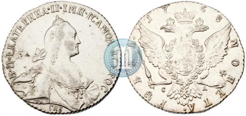 Picture 1 rouble 1768 year СПБ-СА 