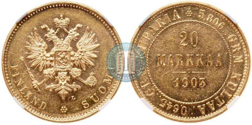 Picture 20 markkaa 1903 year L 