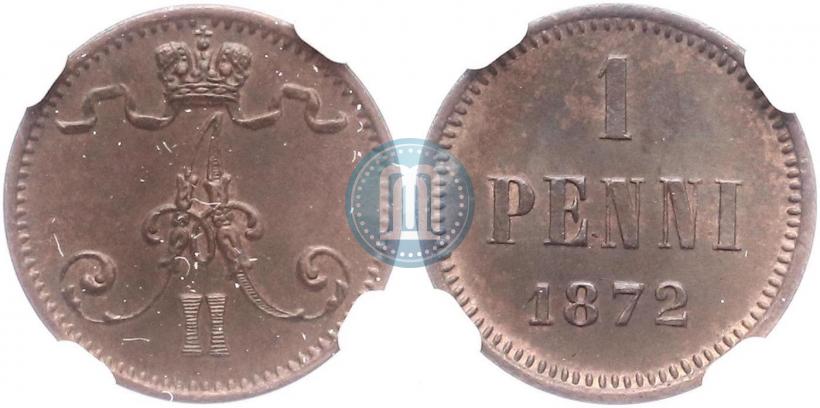 Picture 1 penni 1872 year  
