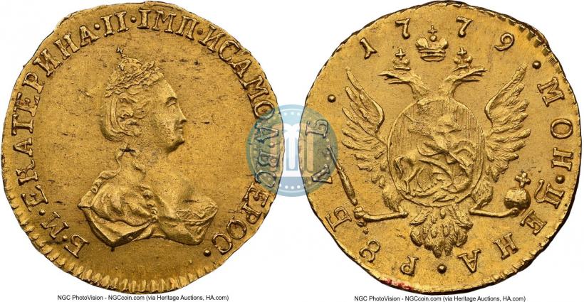 Фото 1 рубль 1779 года  