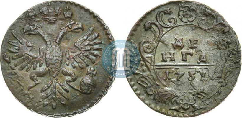 Фото Денга 1731 года  