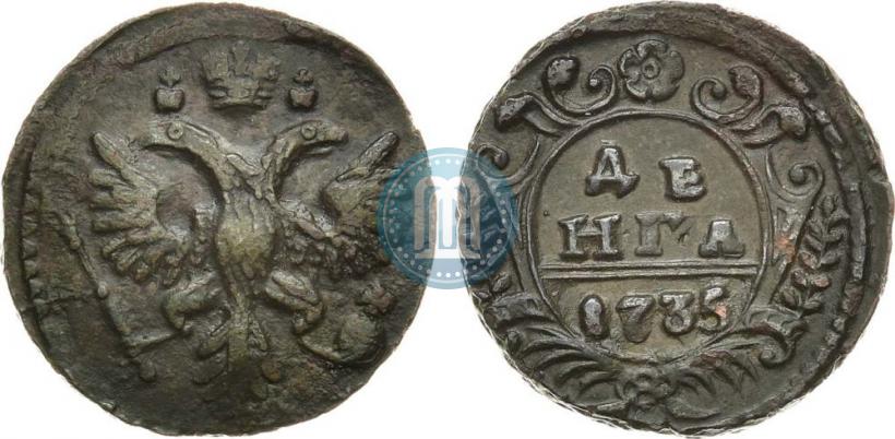 Фото Денга 1735 года  