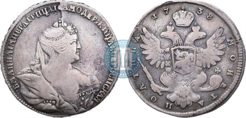 Picture Poltina 1738 year  "Moscow type"