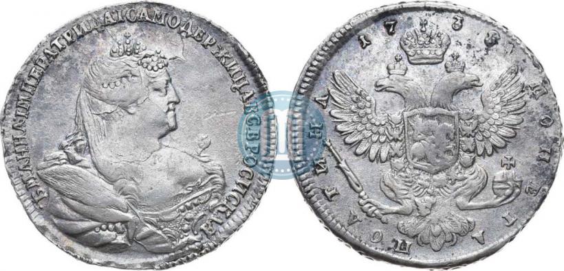 Picture Poltina 1738 year  "Moscow type"