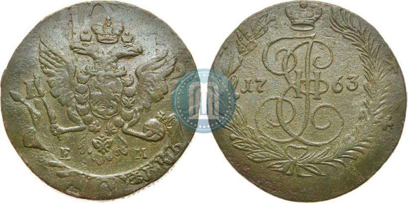 Picture 5 kopecks 1763 year ЕМ 