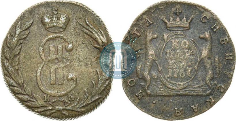 Picture 1 kopeck 1767 year  