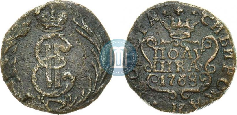 Фото Полушка 1768 года КМ 