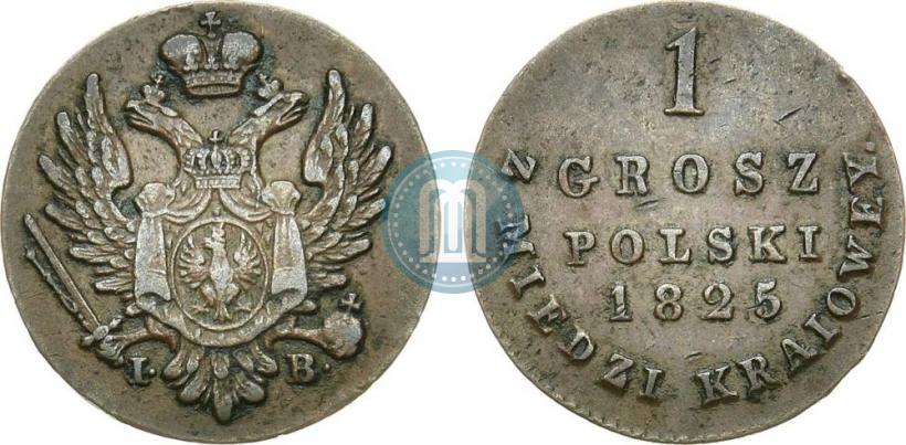 Фото 1 грош 1825 года IB 