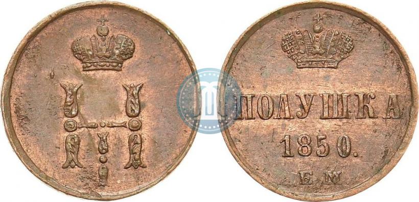 Picture Polushka 1850 year ЕМ 