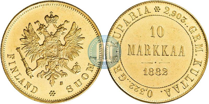 Фото 10 марок 1882 года S 