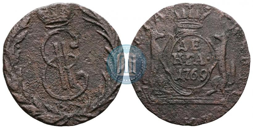 Фото Денга 1769 года КМ 