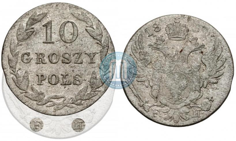 Picture 10 groszy 1830 year FH 