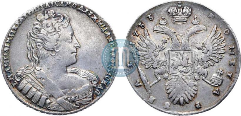 Picture 1 rouble 1733 year  