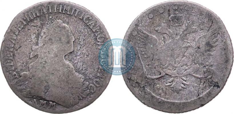 Фото 15 копеек 1774 года ДММ 