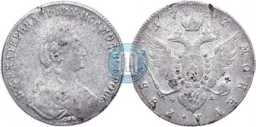 Picture 1 rouble 1777 year СПБ-ФЛ 