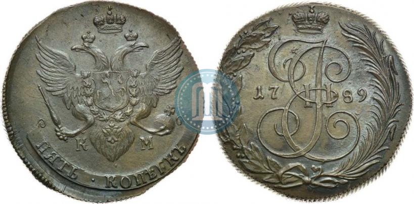 Picture 5 kopecks 1789 year КМ 