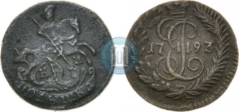 Фото Полушка 1793 года КМ 