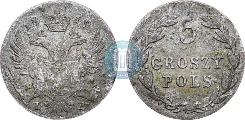Picture 5 groszy 1818 year IB 