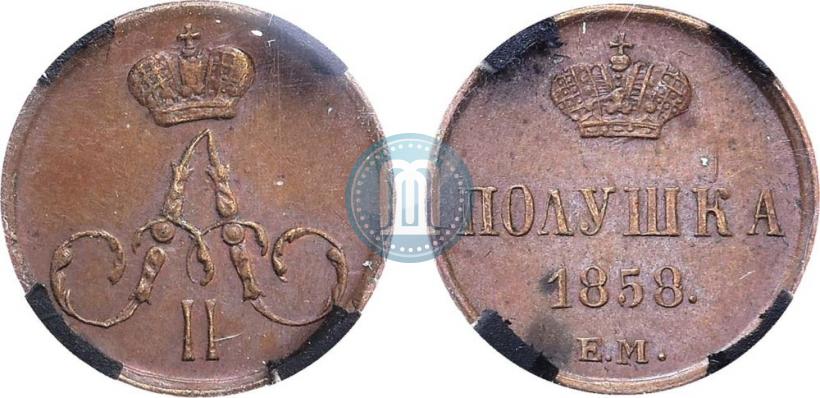 Picture Polushka 1858 year ЕМ 