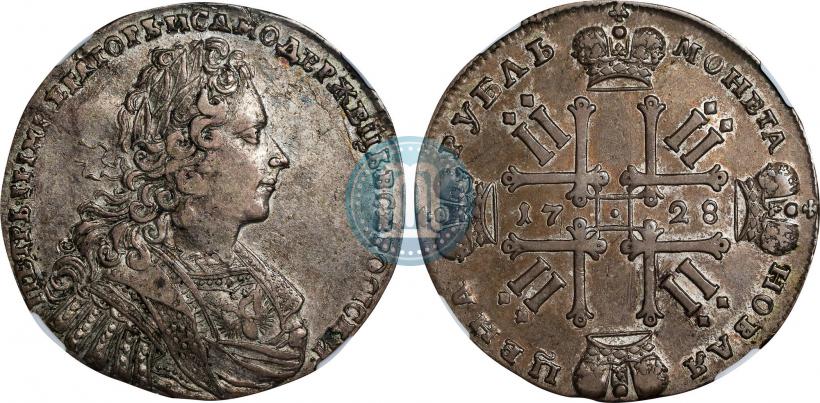 Picture 1 rouble 1728 year  "Type of 1728"