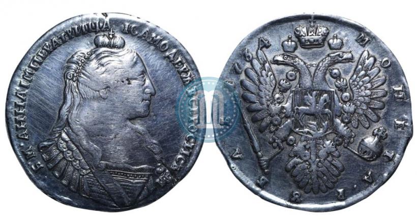 Picture 1 rouble 1734 year  "Type of 1735"