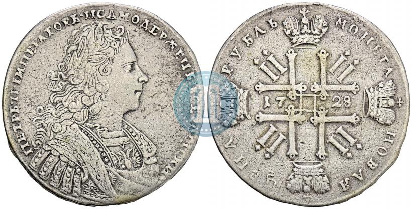 Picture 1 rouble 1728 year  "Type of 1728"