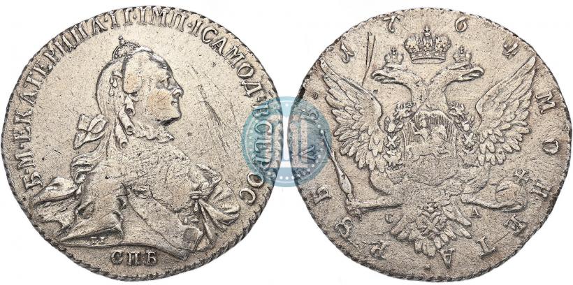 Picture 1 rouble 1764 year СПБ-СА 