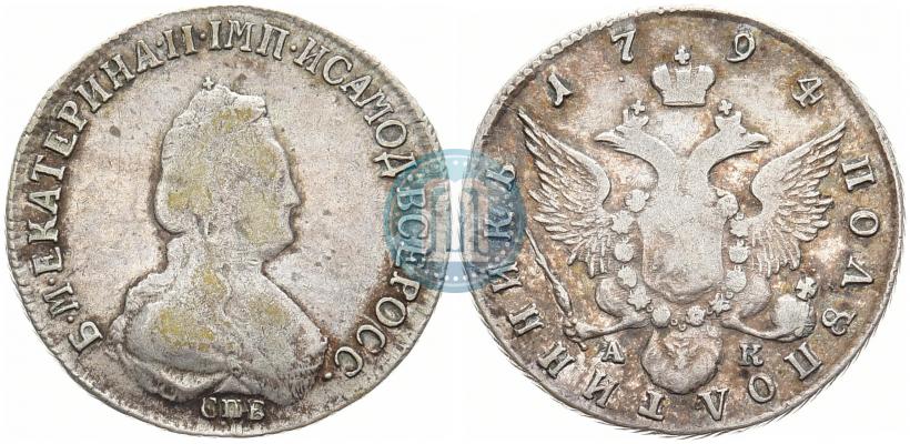 Фото Полуполтинник 1770 года ММД-ДМ 