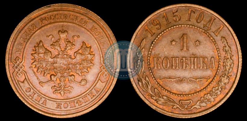 Picture 1 kopeck 1915 year  