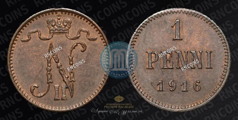 Picture 1 penni 1916 year  