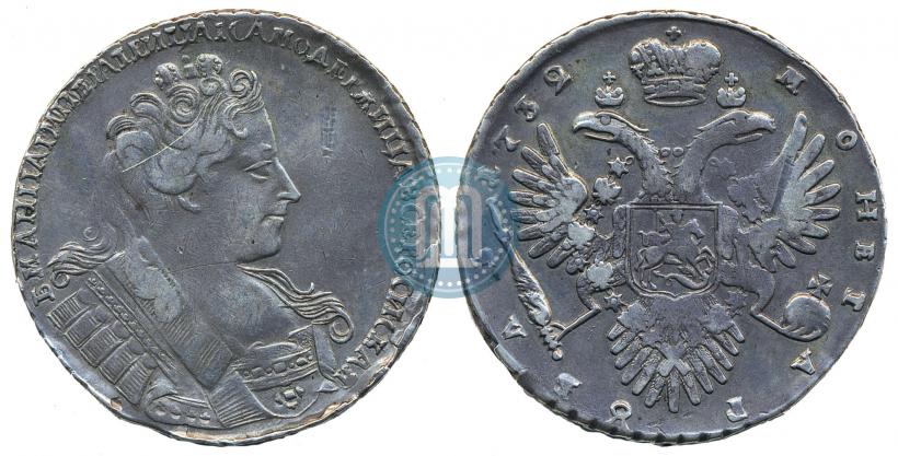 Picture 1 rouble 1732 year  