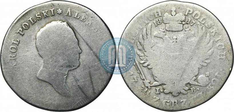 Picture 5 złotych 1817 year IB 